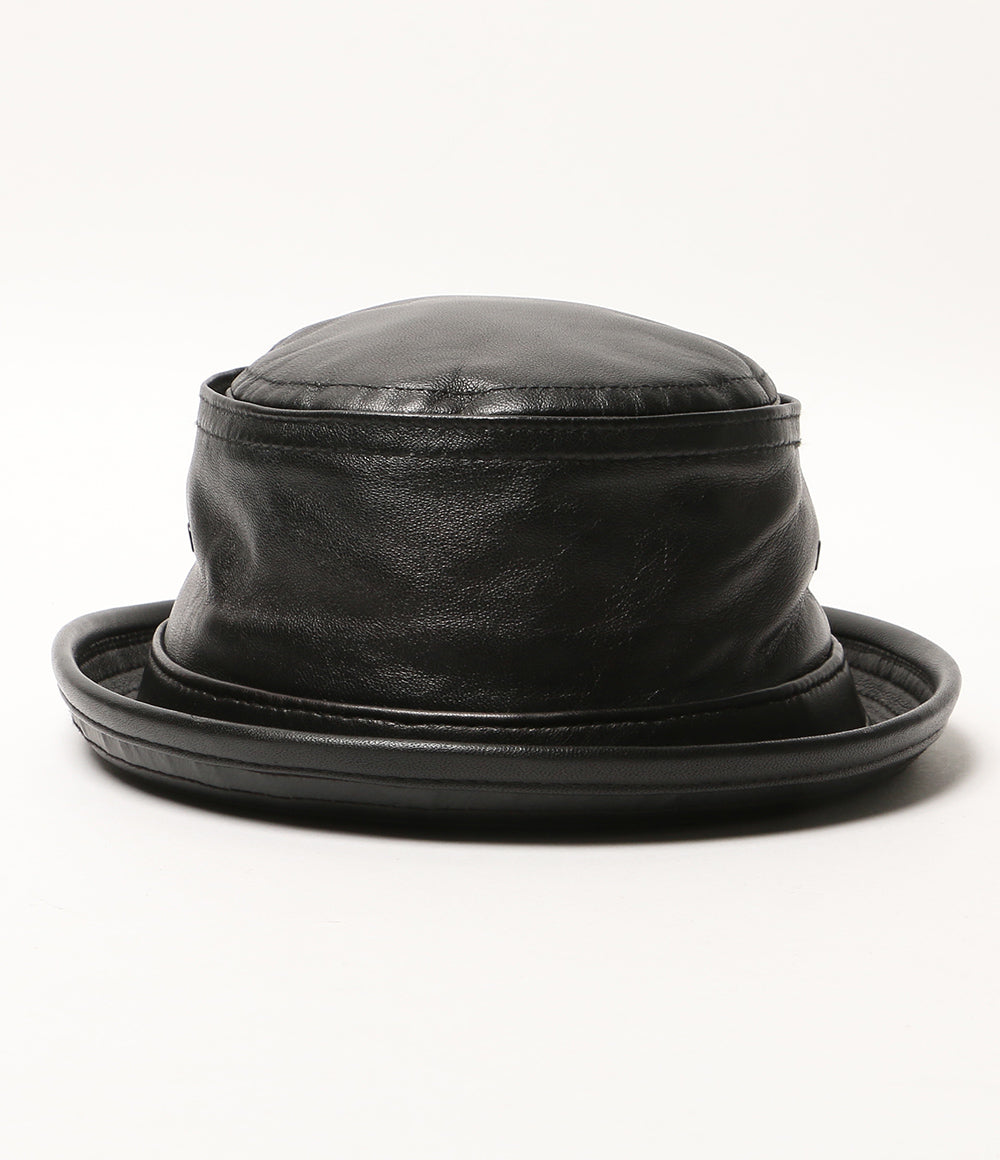 NEW YORK HAT ハット レザー ブラック メンズ SIZE XXL ニューヨークハット