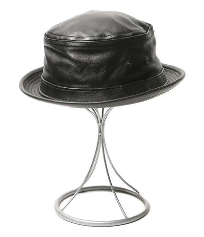 NEW YORK HAT ハット レザー ブラック メンズ SIZE L ニューヨークハット