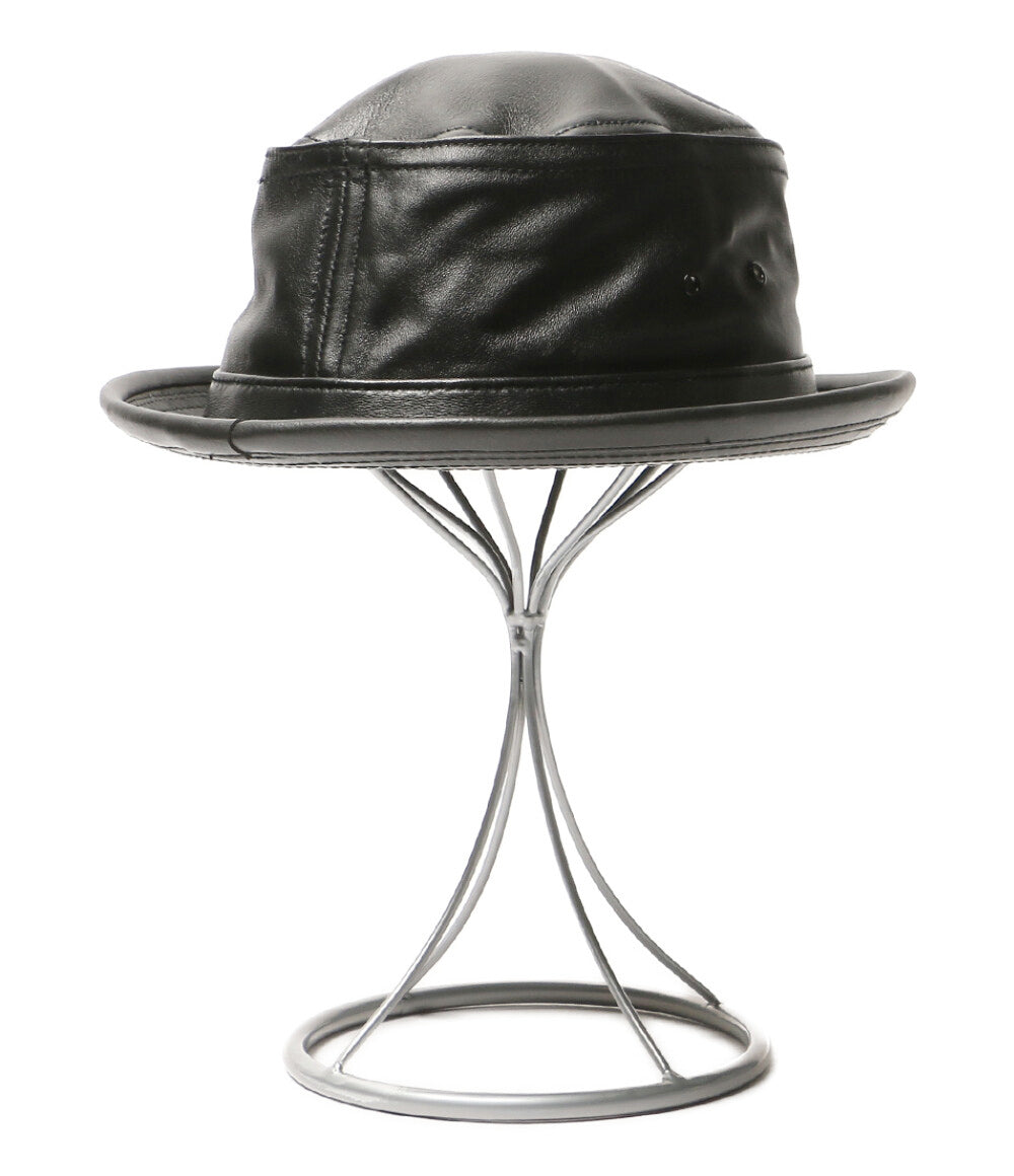 NEW YORK HAT ハット レザー ブラック メンズ SIZE L ニューヨークハット
