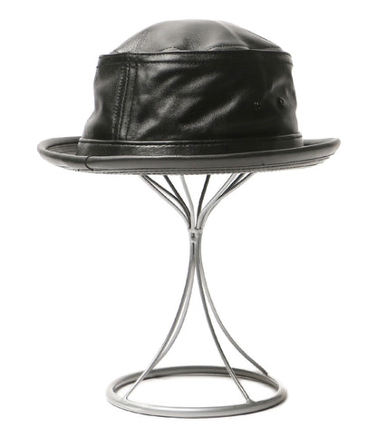 NEW YORK HAT ハット レザー ブラック メンズ SIZE L ニューヨークハット