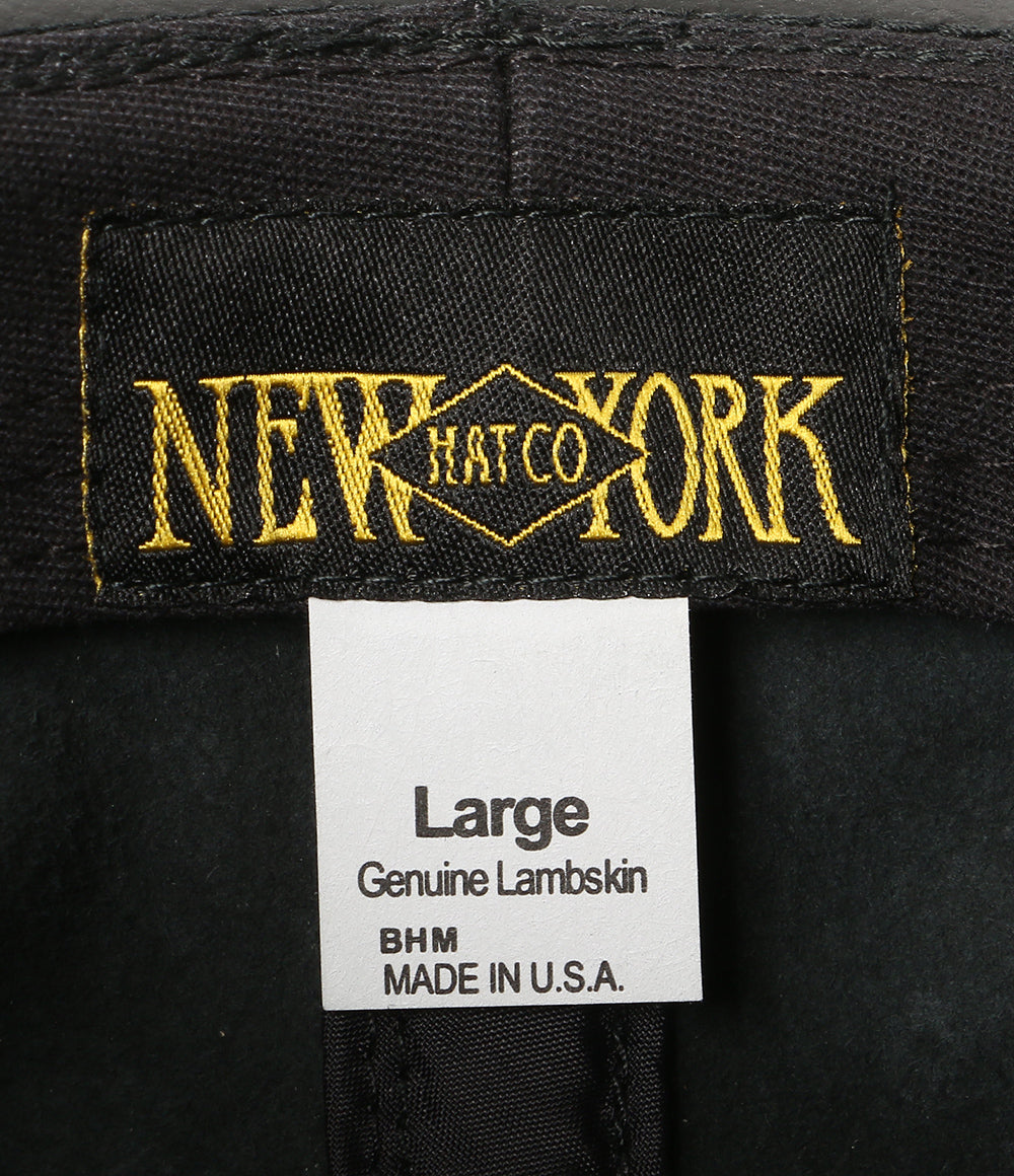 NEW YORK HAT ハット レザー ブラック メンズ SIZE L ニューヨークハット