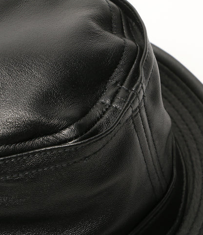 NEW YORK HAT ハット レザー ブラック メンズ SIZE L ニューヨークハット