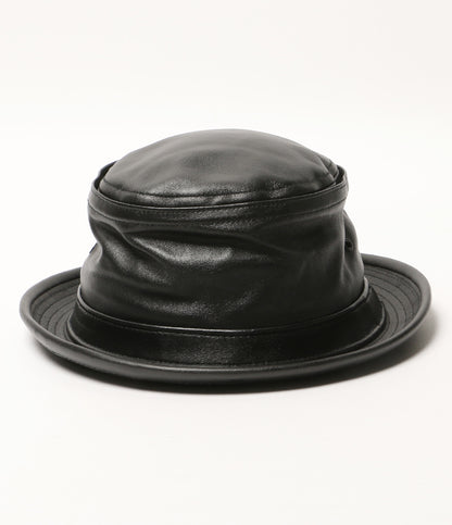 NEW YORK HAT ハット レザー ブラック メンズ SIZE L ニューヨークハット