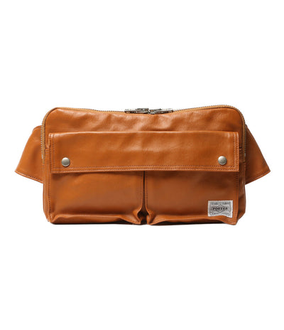 PORTER ボディバッグ ウェストポーチ ブラウン メンズ ポーター