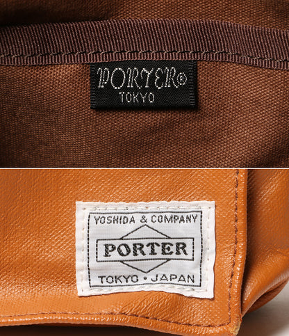 PORTER ボディバッグ ウェストポーチ ブラウン メンズ ポーター