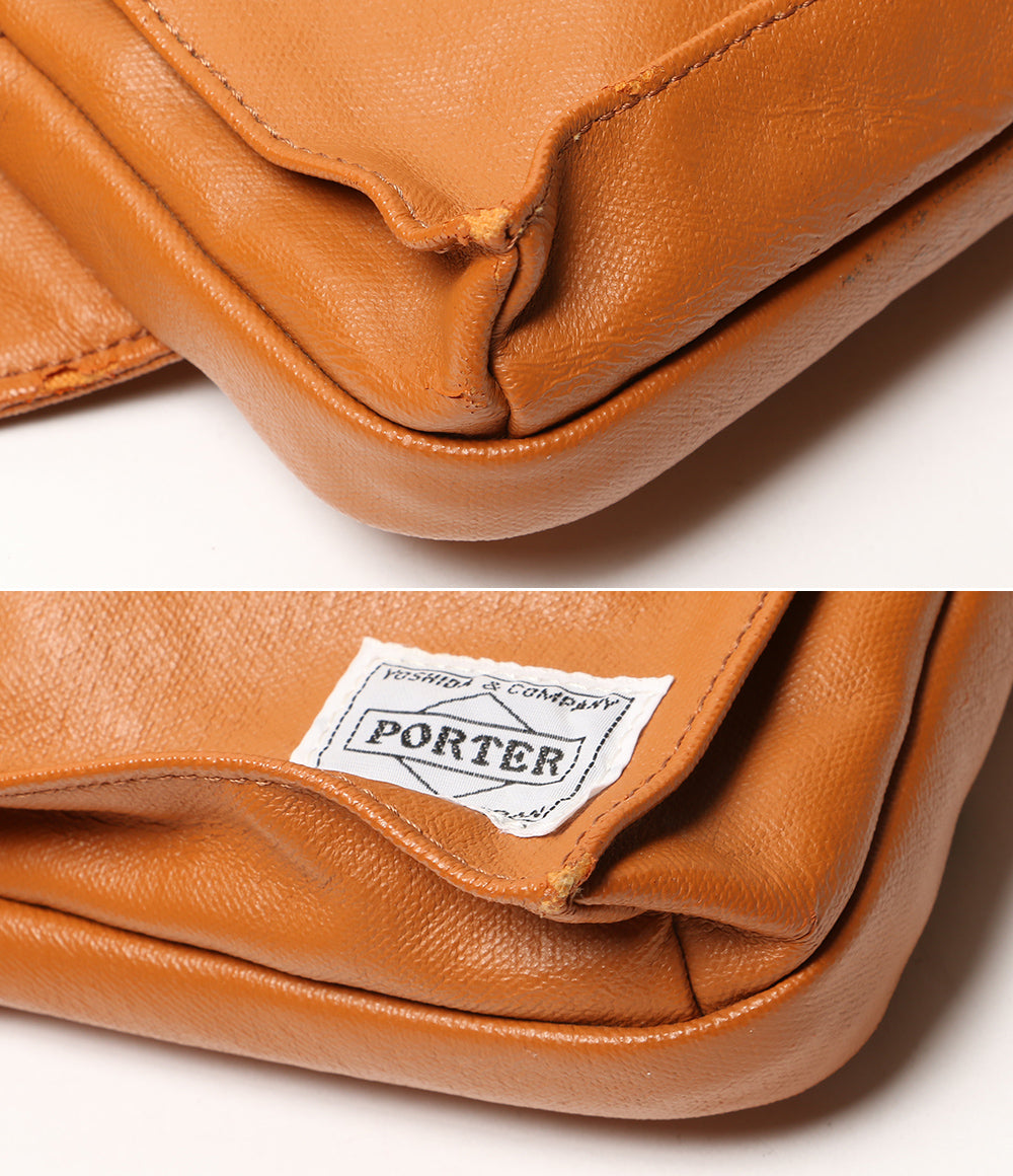 PORTER ボディバッグ ウェストポーチ ブラウン メンズ ポーター
