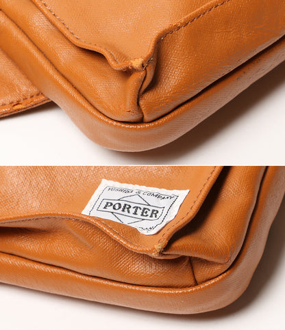 PORTER ボディバッグ ウェストポーチ ブラウン メンズ ポーター