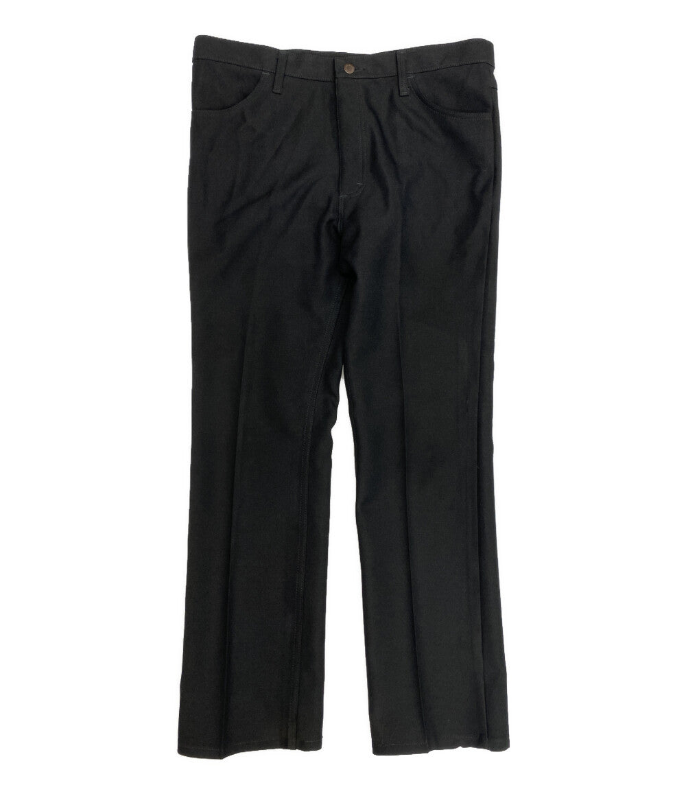 wrangler パンツ ランチャー フレア POLYESTER BLK メンズ SIZE 38X32 ラングラー