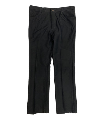 wrangler パンツ ランチャー フレア POLYESTER BLK メンズ SIZE 38X32 ラングラー