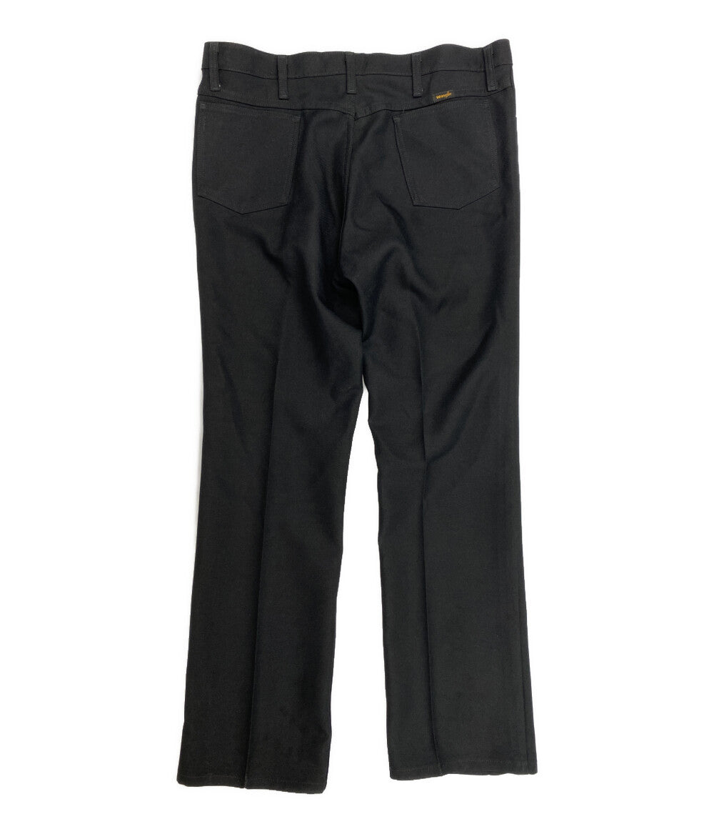 wrangler パンツ ランチャー フレア POLYESTER BLK メンズ SIZE 38X32 ラングラー