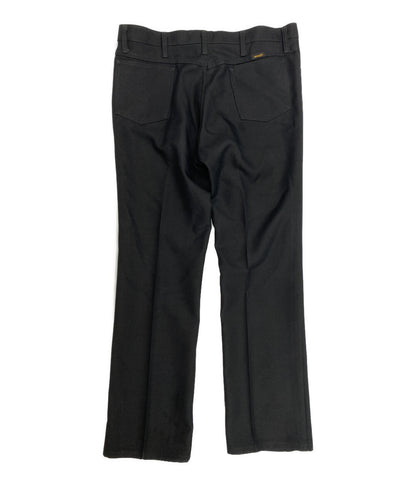 wrangler パンツ ランチャー フレア POLYESTER BLK メンズ SIZE 38X32 ラングラー