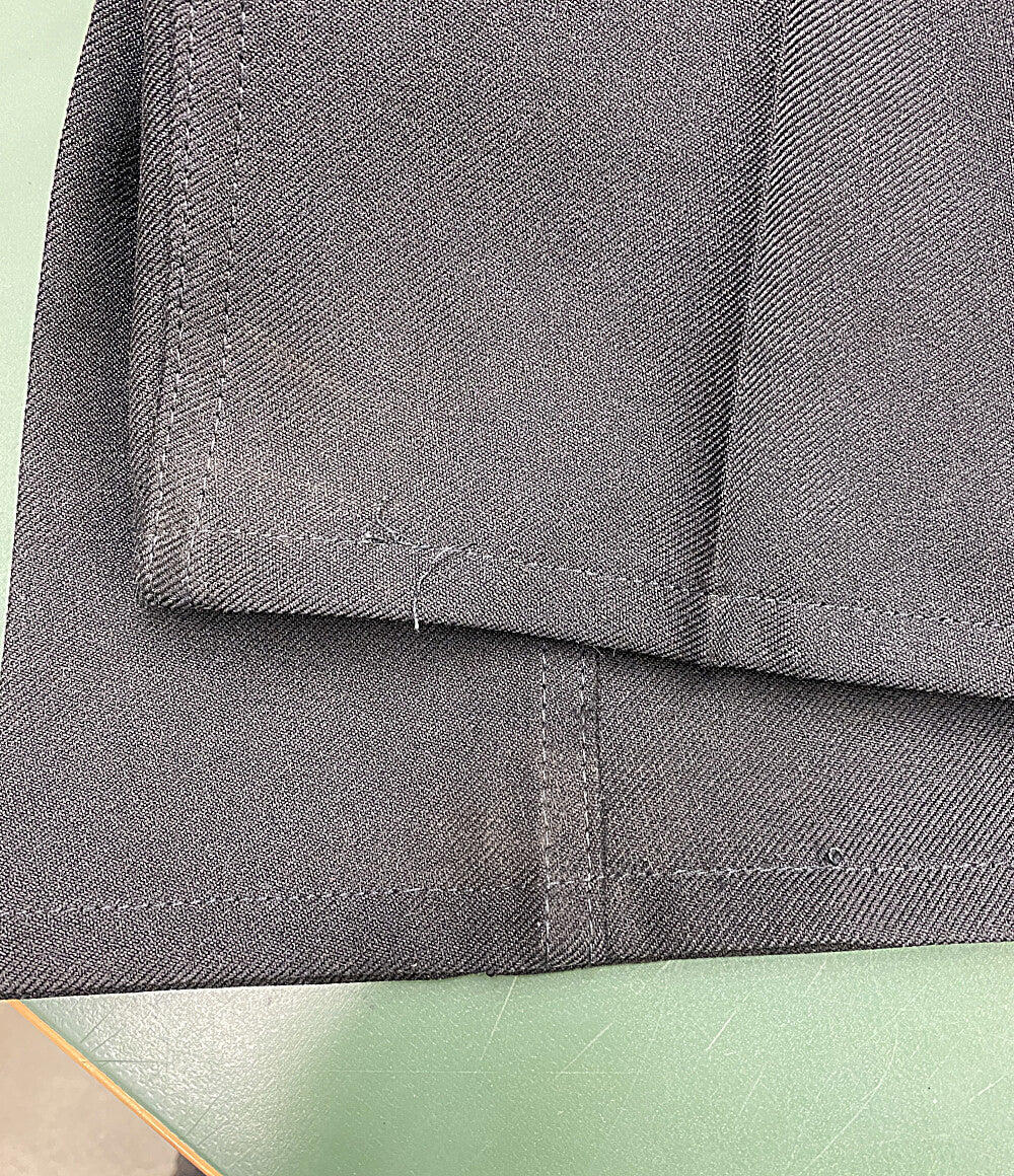 wrangler パンツ ランチャー フレア POLYESTER BLK メンズ SIZE 38X32 ラングラー