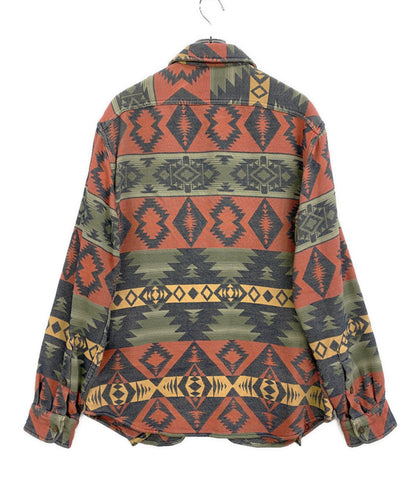 POLO COUNTRY RALPH LAUREN ネイティブ柄 JACQUARD シャツジャケット チンスト メンズ SIZE M ポロカントリー ラルフローレン