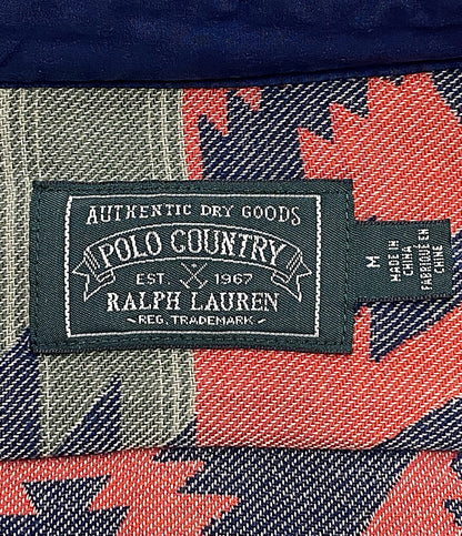 POLO COUNTRY RALPH LAUREN ネイティブ柄 JACQUARD シャツジャケット チンスト メンズ SIZE M ポロカントリー ラルフローレン