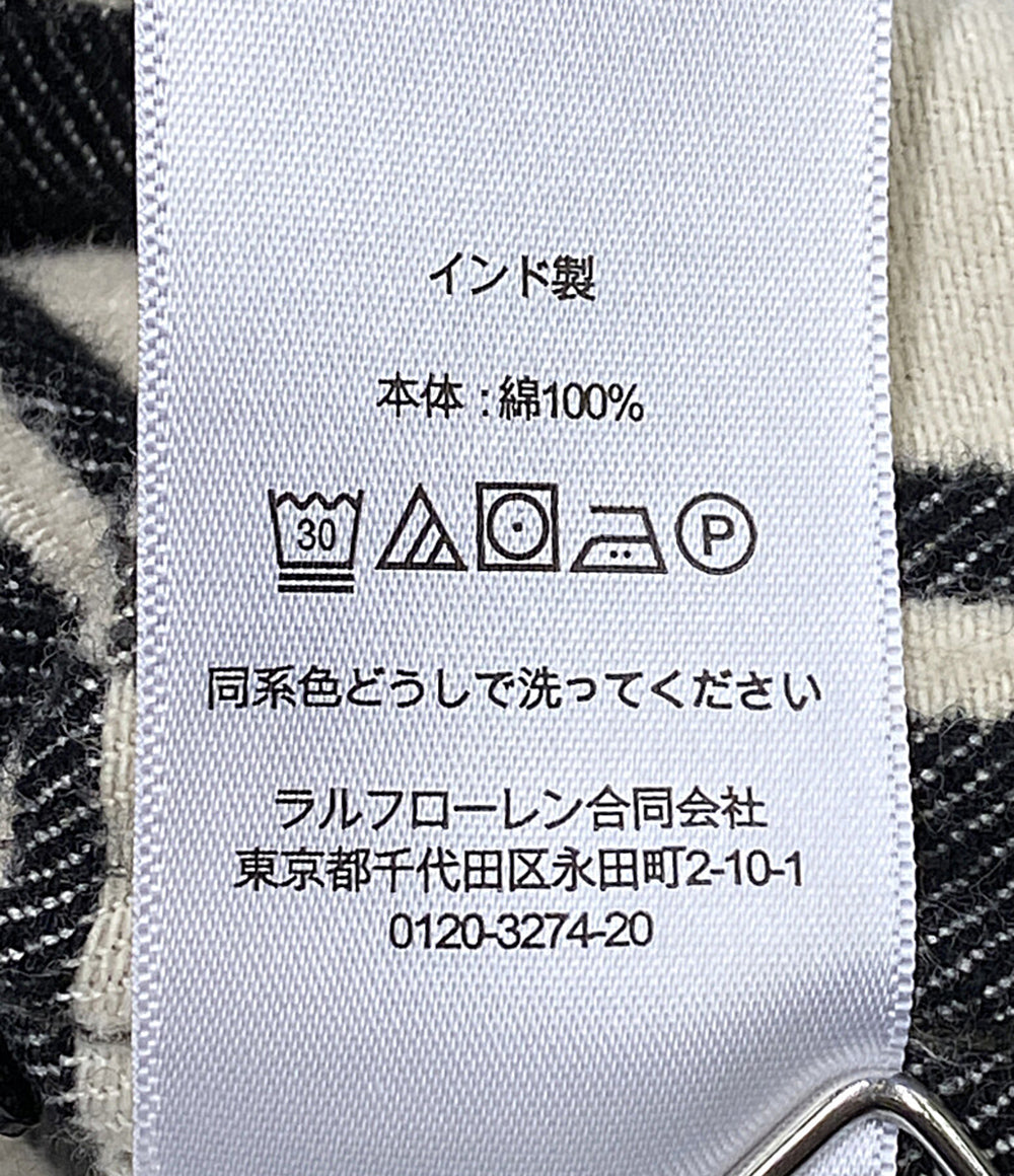 RRL RALPH LAUREN 長袖シャツ チェック ブラッシュド ジャガードワーク メンズ SIZE L ダブルアールエル