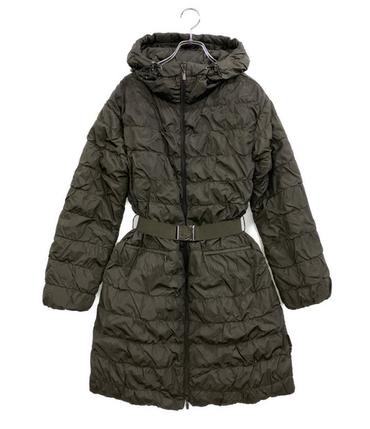 MONCLER ベルト付ダウンコート レディース SIZE - モンクレール