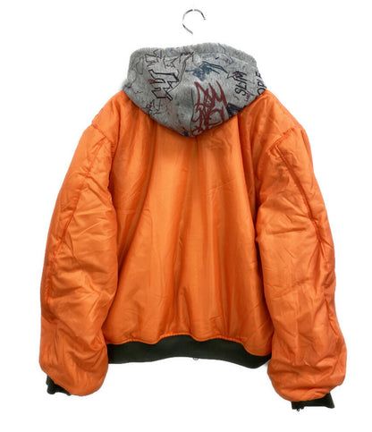 mowalola モワローラ ブルゾン graffiti bomber jacket カーキ 25AW メンズ SIZE L