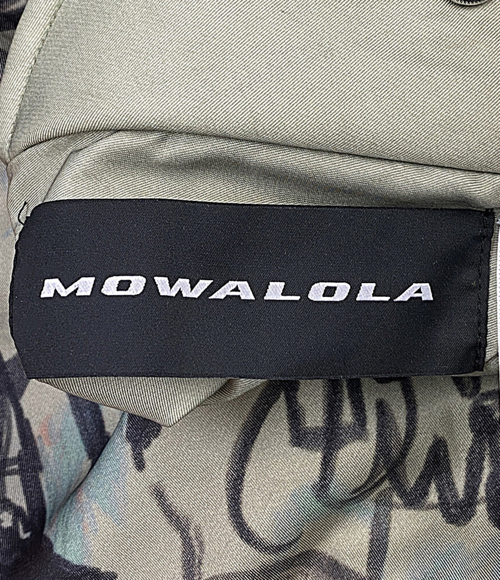 mowalola モワローラ ブルゾン graffiti bomber jacket カーキ 25AW メンズ SIZE L