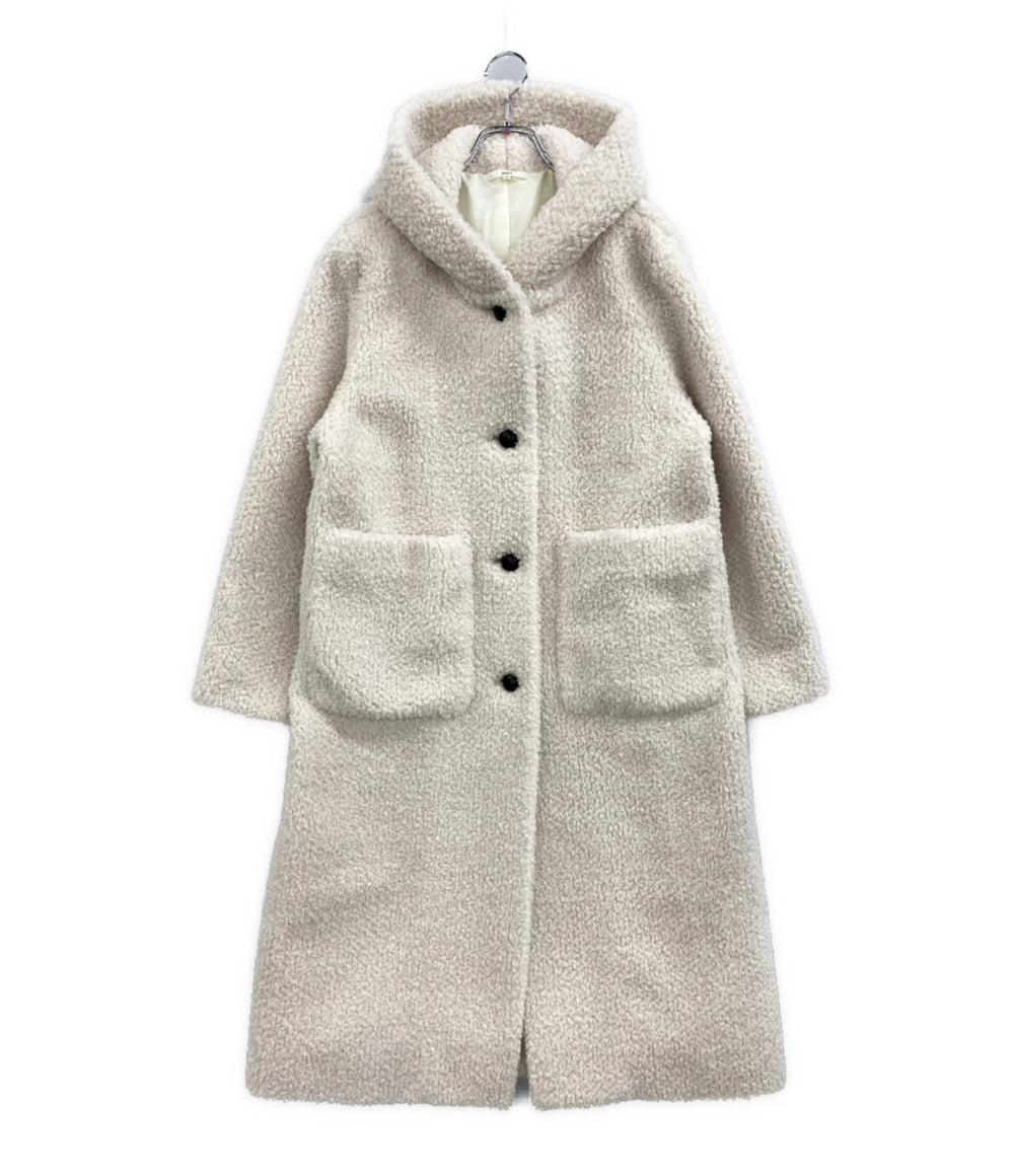 yori ボアコート ホワイト レディース SIZE 38 ヨリ