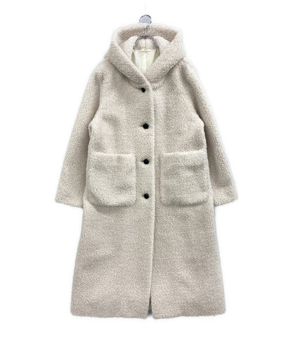 yori ボアコート ホワイト レディース SIZE 38 ヨリ