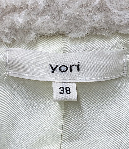 yori ボアコート ホワイト レディース SIZE 38 ヨリ