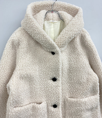 yori ボアコート ホワイト レディース SIZE 38 ヨリ