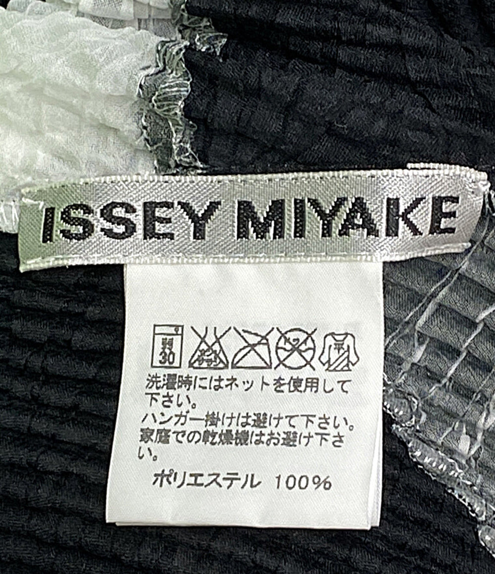 ISSEY MIYAKE 半袖シャツ ホワイトベース IM31FJ116 レディース SIZE 2 イッセイミヤケ