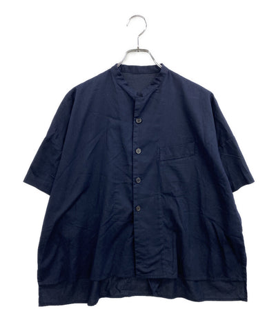 Y's 半袖シャツ ワイドシャツ ネイビー YZ-B81-003 レディース SIZE 2 ワイズ