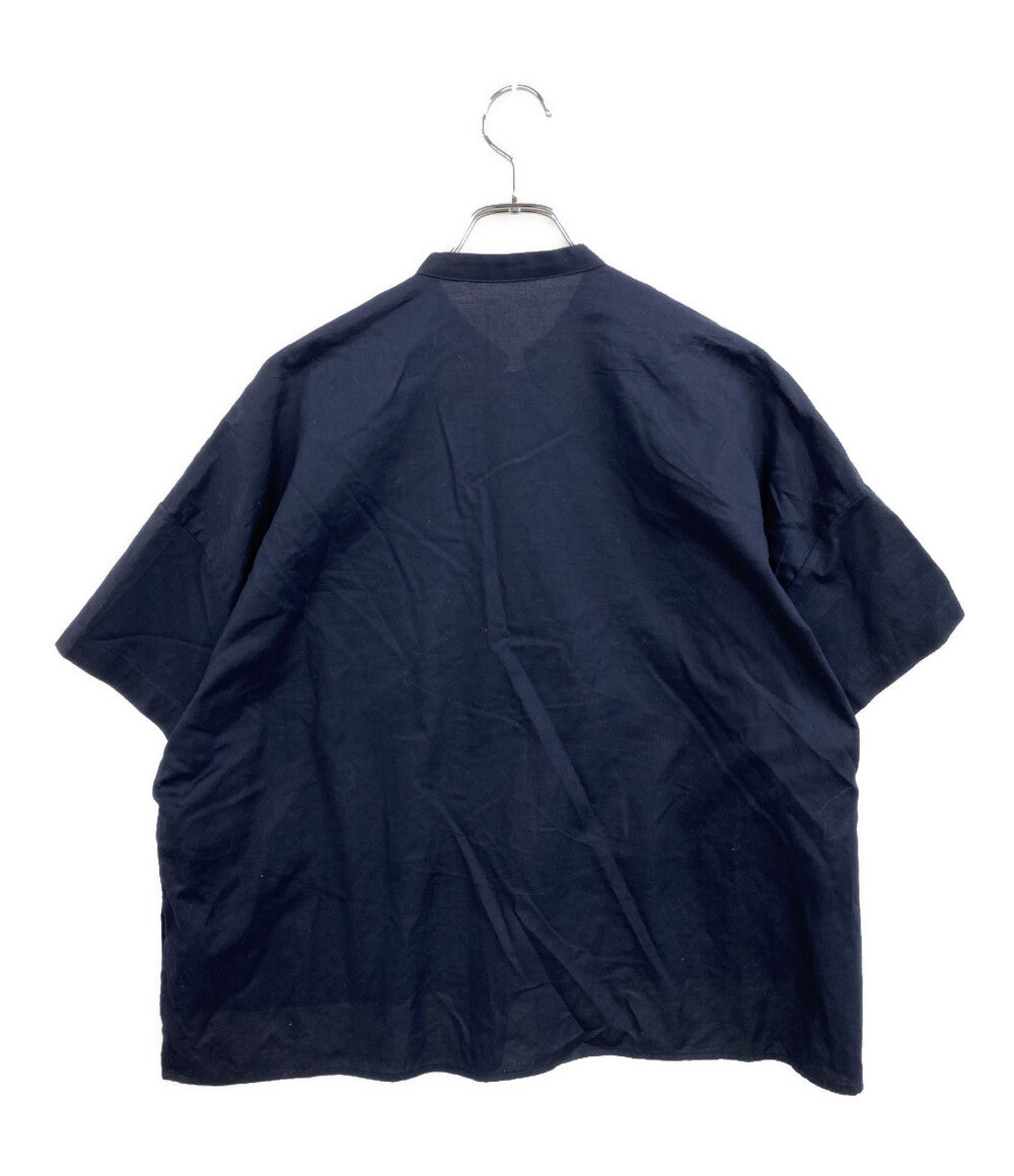 Y's 半袖シャツ ワイドシャツ ネイビー YZ-B81-003 レディース SIZE 2 ワイズ