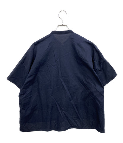 Y's 半袖シャツ ワイドシャツ ネイビー YZ-B81-003 レディース SIZE 2 ワイズ
