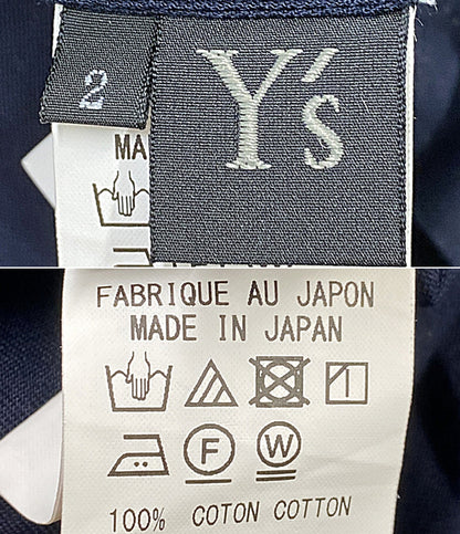 Y's 半袖シャツ ワイドシャツ ネイビー YZ-B81-003 レディース SIZE 2 ワイズ