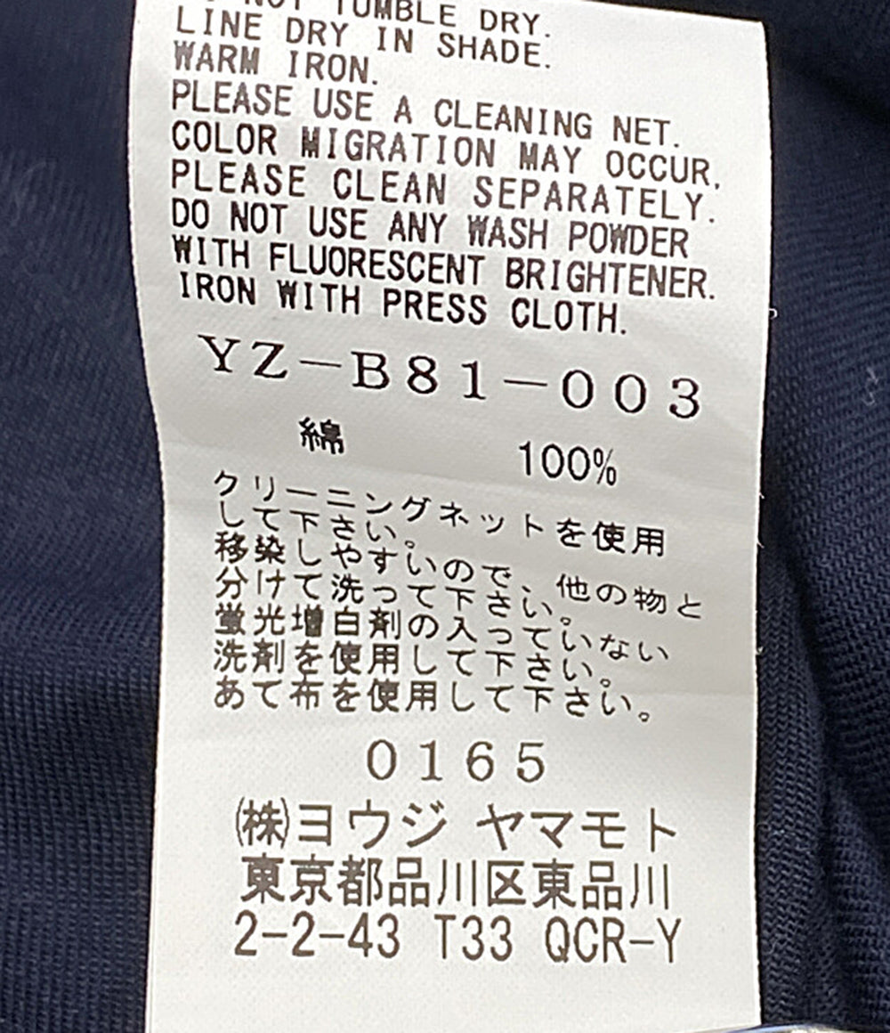 Y's 半袖シャツ ワイドシャツ ネイビー YZ-B81-003 レディース SIZE 2 ワイズ