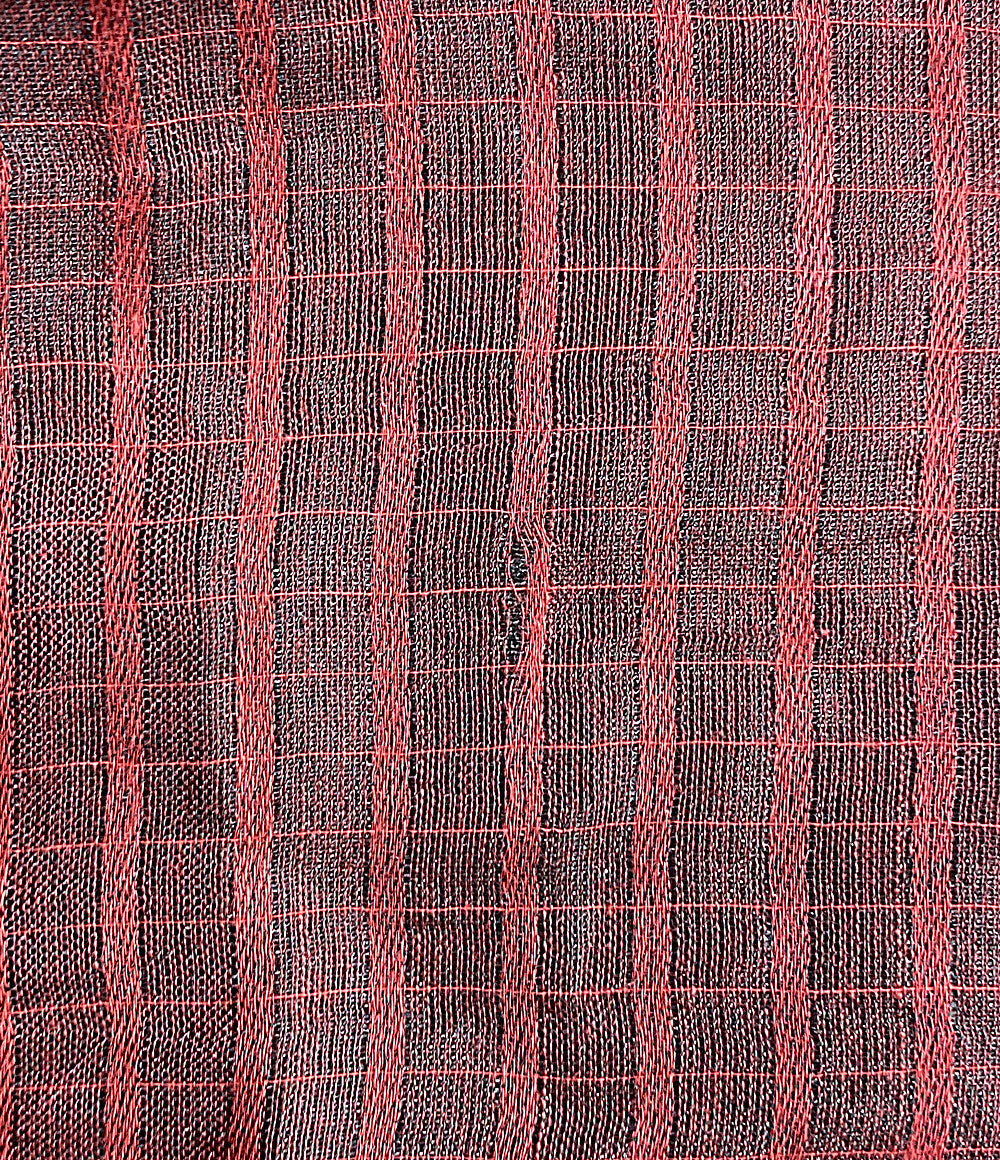 ISSEY MIYAKE me スカート RED チェック MI04FG511 レディース SIZE - ミー イッセイミヤケ