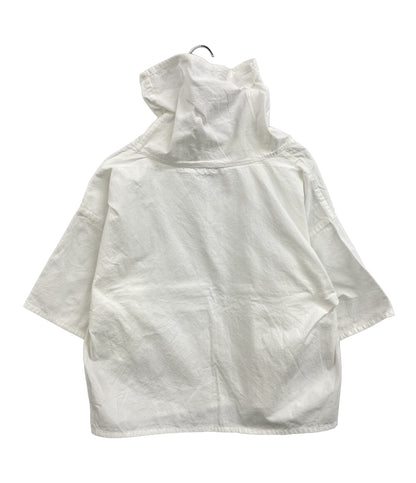 ISSEY MIYAKE 半袖シャツ ハイネック ホワイト IM92FJ501 レディース SIZE 2 イッセイミヤケ