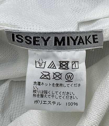ISSEY MIYAKE 半袖シャツ ハイネック ホワイト IM92FJ501 レディース SIZE 2 イッセイミヤケ
