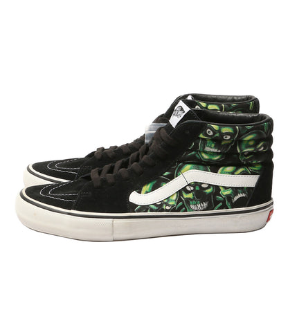 美品 VANS×SUPREME シュプリーム スニーカー SkullPile 18SS ブラック グリーン メンズ SIZE 29cm ヴァンズ