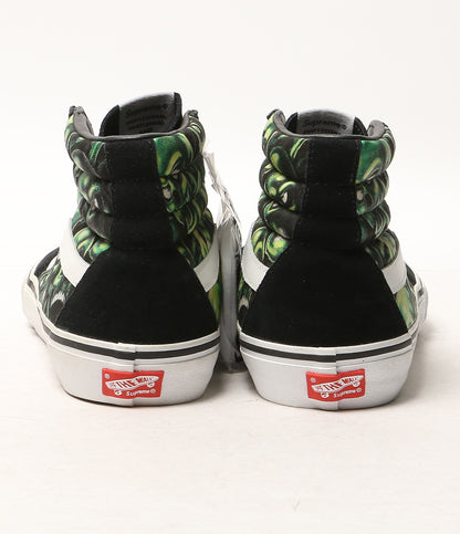 美品 VANS×SUPREME シュプリーム スニーカー SkullPile 18SS ブラック グリーン メンズ SIZE 29cm ヴァンズ