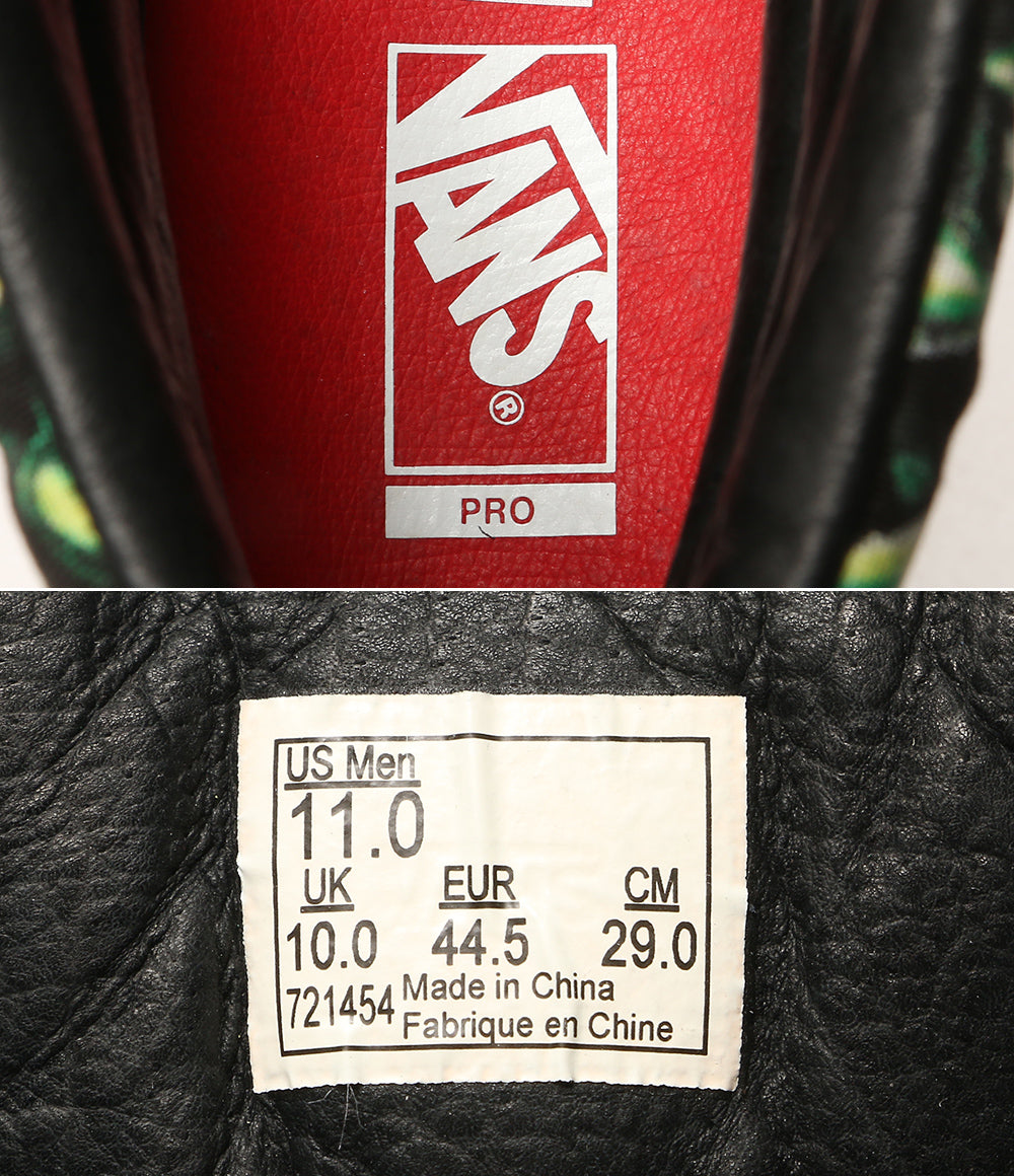 美品 VANS×SUPREME シュプリーム スニーカー SkullPile 18SS ブラック グリーン メンズ SIZE 29cm ヴァンズ