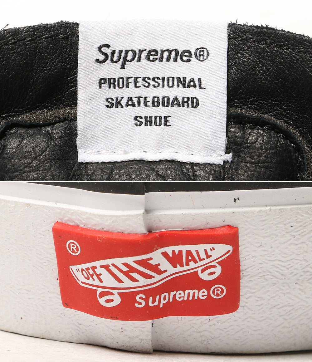 美品 VANS×SUPREME シュプリーム スニーカー SkullPile 18SS ブラック グリーン メンズ SIZE 29cm ヴァンズ