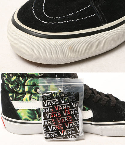 美品 VANS×SUPREME シュプリーム スニーカー SkullPile 18SS ブラック グリーン メンズ SIZE 29cm ヴァンズ