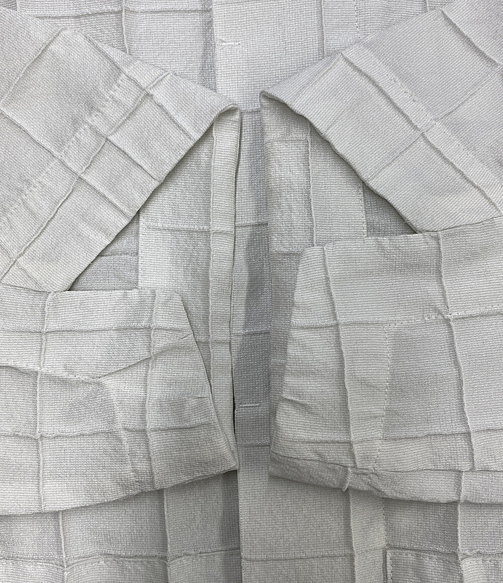 ISSEY MIYAKE 長袖シャツ ホワイト IM41FC507 レディース SIZE 2 イッセイミヤケ