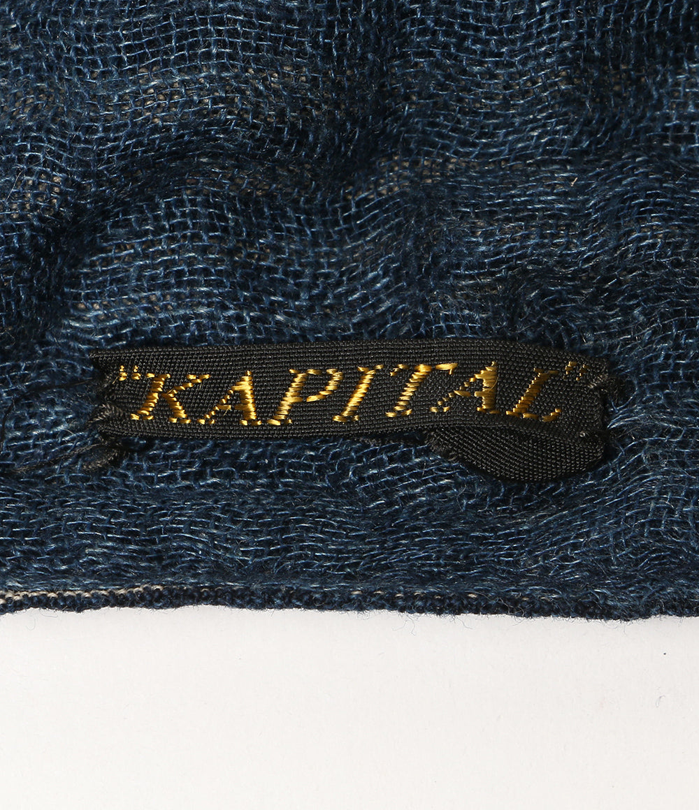 KAPITAL ストール スヌード インディゴ レディース キャピタル