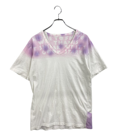 美品 Maison Margiela 半袖Ｔシャツ エイズT ホワイト 2019 S30GJ0007 メンズ SIZE M メゾンマルジェラ