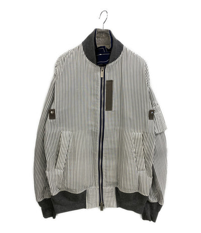 sacai ブルゾン ストライプ Bomber Jacket Stripe 17-01294m メンズ SIZE 3 サカイ