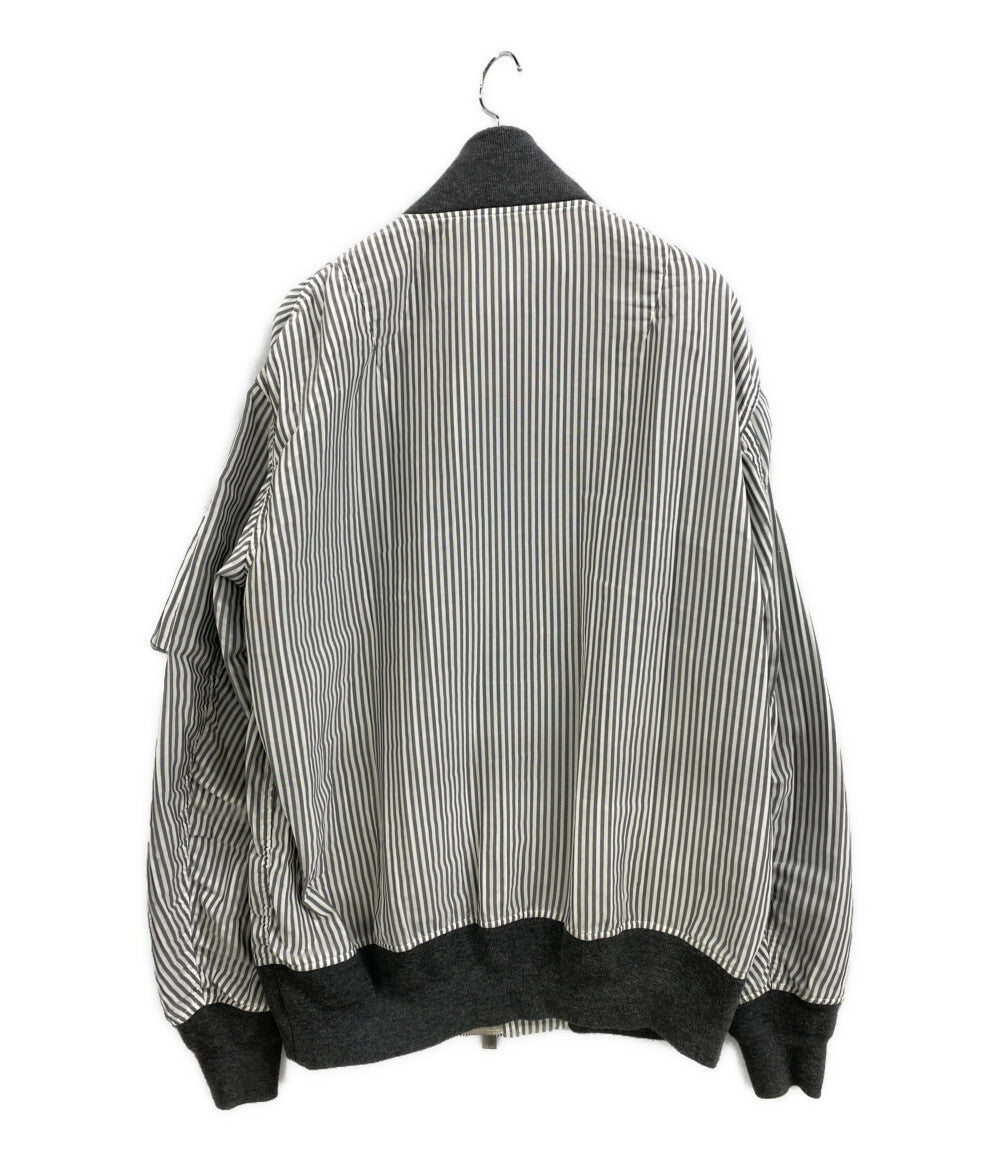 sacai ブルゾン ストライプ Bomber Jacket Stripe 17-01294m メンズ SIZE 3 サカイ