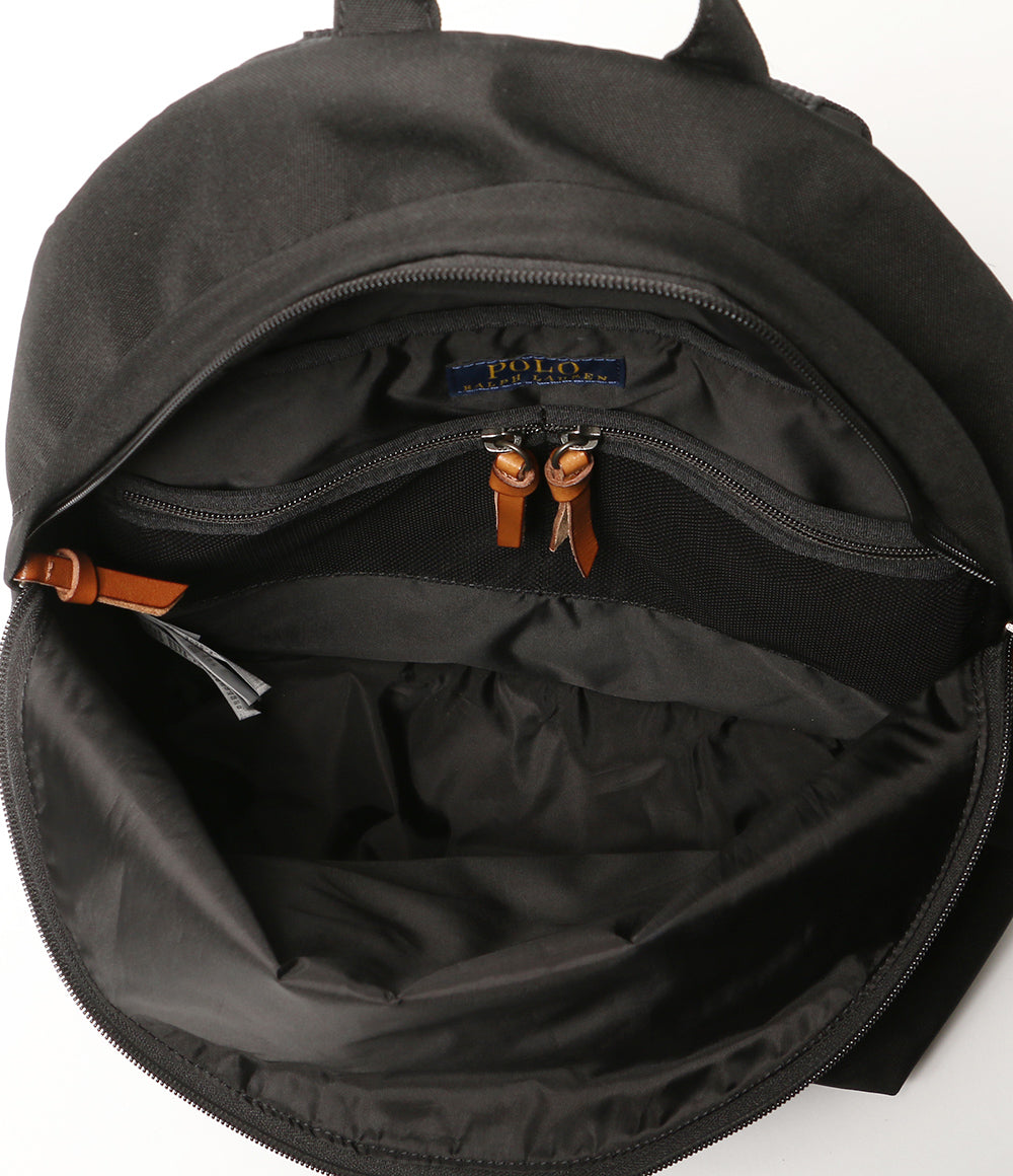 美品 POLO RALPH LAUREN リュック・デイパック BLK メンズ ポロ・ラルフローレン