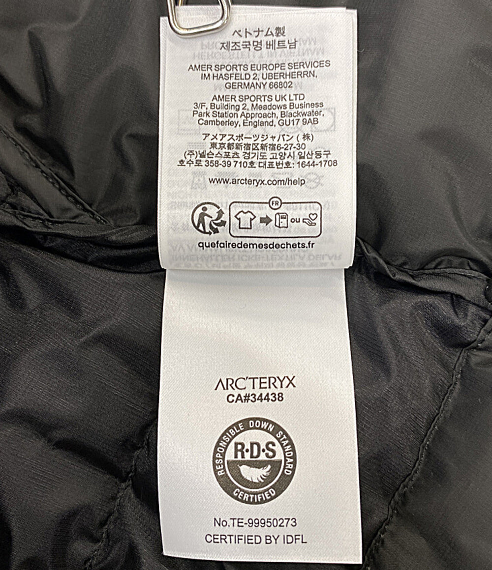 ARC’TERYX ダウンベスト Cerium Vest M X000010531 BLK メンズ SIZE XS アークテリクス