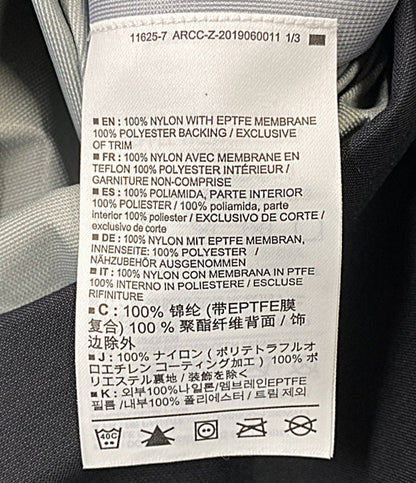 ARC’TERYX ナイロンジャケット KEPPEL TRENCHCOAT 19718 BLACK メンズ SIZE XS アークテリクス