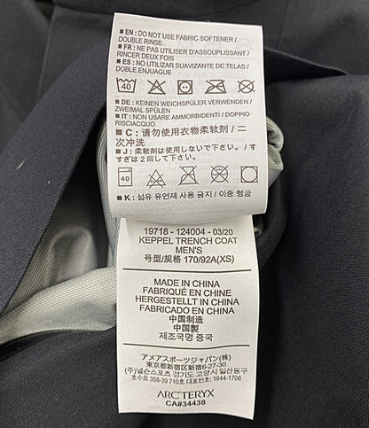 ARC’TERYX ナイロンジャケット KEPPEL TRENCHCOAT 19718 BLACK メンズ SIZE XS アークテリクス