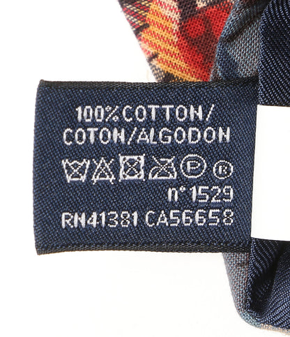 美品 POLO RALPH LAUREN ネクタイ パッチワーク マドラス コットン メンズ ポロ・ラルフローレン
